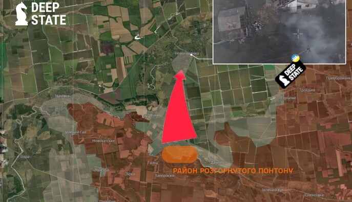 DeepState: российские войска совершили двойной штурм Новопавловки