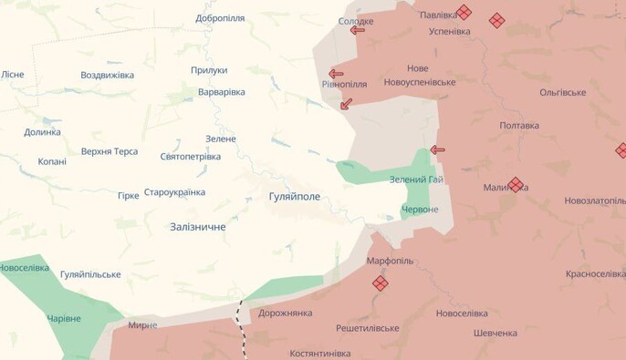 Россияне приблизились к Гуляйполю на расстояние в 4 км – ISW