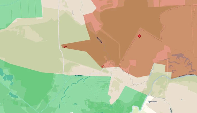 DeepState: Окупанти просунулися на сході Запорізької та Донецької областей