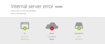 Масштабный сбой в работе сервиса Cloudflare: сайты по всему миру перестали работать