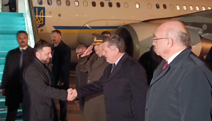 Зеленський прибув до Туреччини для офіційного візиту
