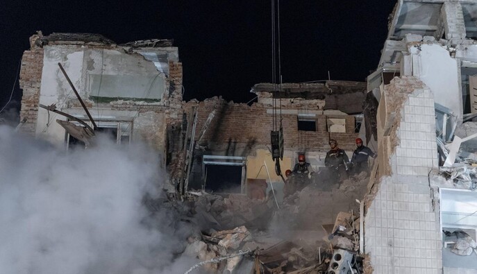 Удар РФ по дому в Тернополе: в МВД сообщили о пропавших без вести 26 человек