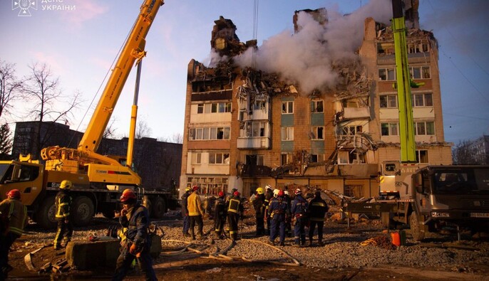 В Тернополе продолжают искать 22 человека после вчерашней атаки РФ