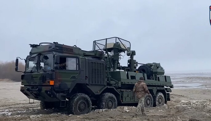 У ЗСУ на озброєнні з'явилися британські зенітні установки Terrahawk Paladin