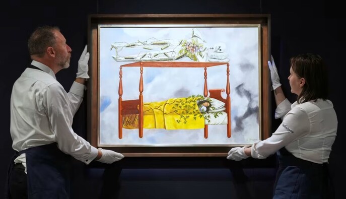 Автопортрет у ліжку Фріди Кало  продали за 54,7 млн доларів – це новий рекорд для робіт жінок-художниць 