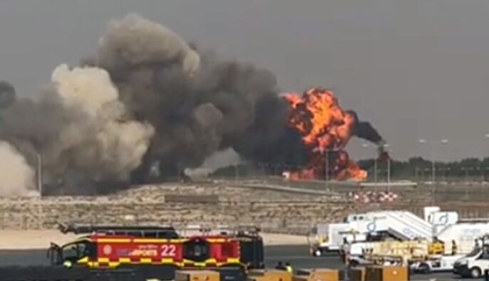 В Дубае разбился индийский истребитель, в результате чего погиб пилот