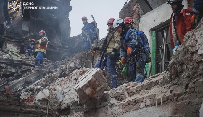 В Тернополе завершили спасательные работы после удара РФ 19 ноября — погибли 33 человека