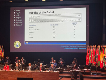 Україна отримала місце у Виконавчій раді Організації із заборони хімічної зброї, РФ відмовлено