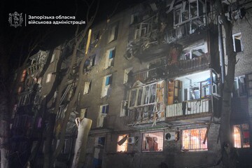 Росіяни атакували Запоріжжя: пошкоджена 31 багатоповерхівка, 18 людей поранено