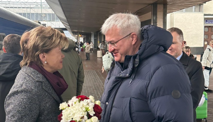 Міністерка закордонних справ Латвії прибула в Київ 