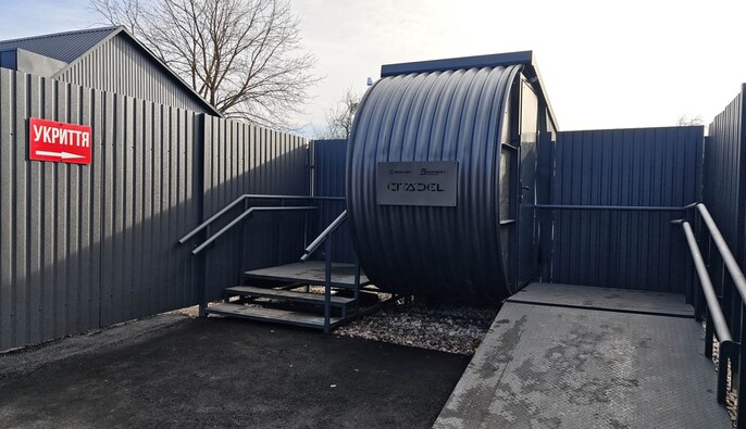  На Київщині збудували перший сталевий бункер нового покоління: як виглядає «Цитадель» від Метінвесту