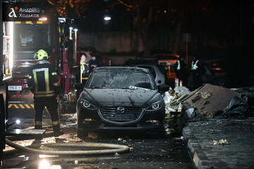 В Киеве из-за российской атаки перекрыли движение и задерживается электротранспорт
