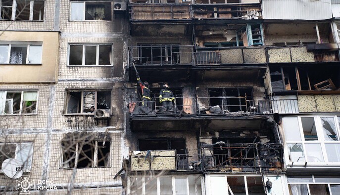 В результате российской атаки на Киев пострадали 38 человек, еще двое — погибли
