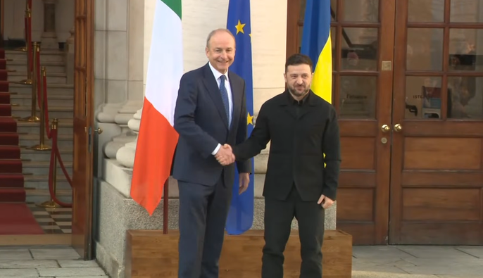 Зеленський зустрівся з премʼєр-міністром Ірландії