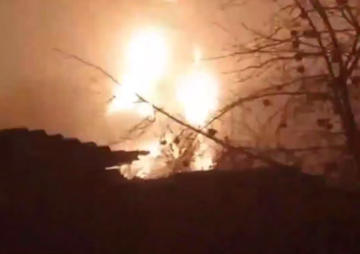 Після атаки дронів на Росію палає нафтобаза у Тамбовській області