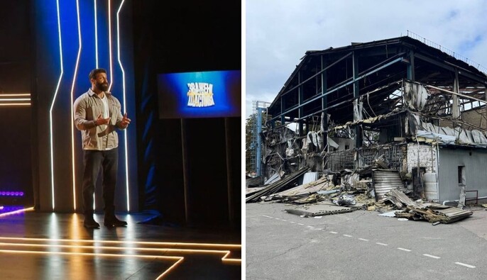 Російська атака знищила павільйон "Зважених та щасливих": знімальний майданчик перетворився на руїни