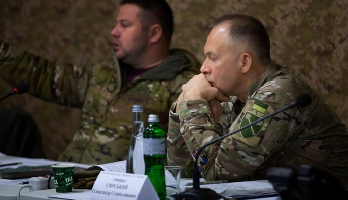 Сирський: ЗСУ блокують просування та накопичення військових РФ у районі Покровська та Мирнограда