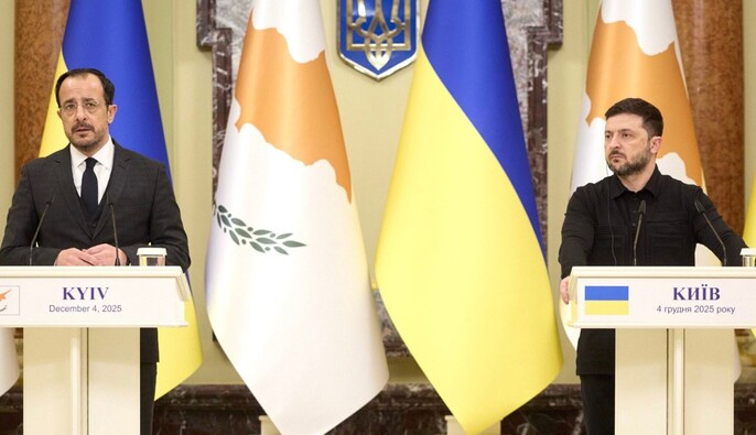 В Украину прибыл президент Кипра — уже встретился с Зеленским