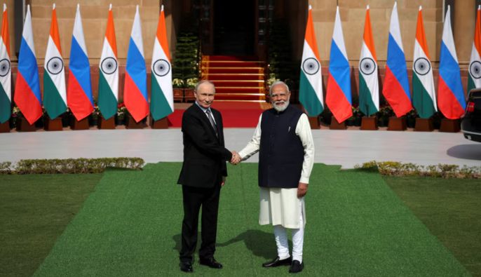 Путін та Моді обговорили мир в Україні та розвиток військово-технічного співробітництва