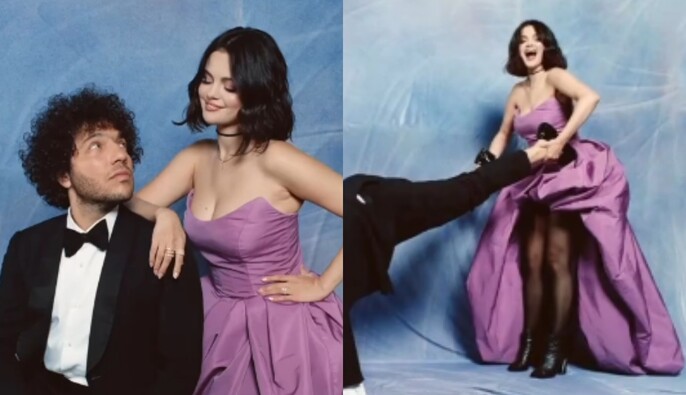 Ялинка, іграшки та поцілунки: Селена Гомес та Бенні Бланко зачарували мережу святковим відео