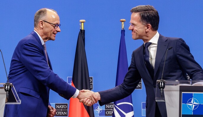 Мерц и Рютте в Берлине обсудят дальнейшую поддержку Украины