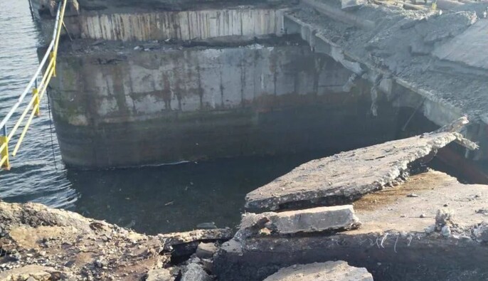 Ураження дамби Печенізького водосховища не впливатиме на ведення бойових дій — ЗСУ