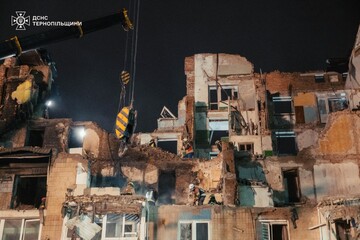 Тернопіль: кількість загиблих після ракетного удару зросла до 38