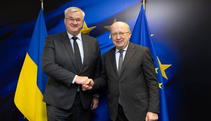 Україна закликала ЄС активізувати допомогу у сфері оборони – зустріч Сибіги в Брюсселі