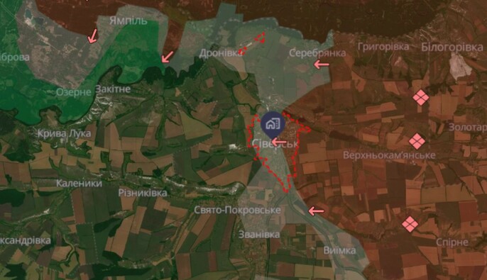 Силы обороны опровергли заявления РФ о захвате Северска