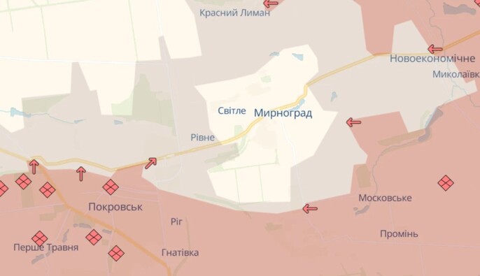 Россияне продвинулись в Северском, Мирнограде и близ Покровска — DeepState