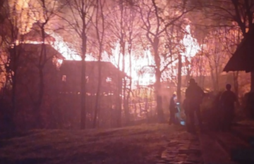 На Закарпатті загорівся монастир московського патріархату: подробиці