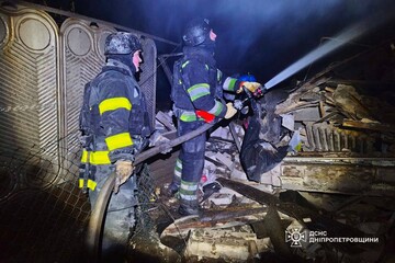 Ночной удар БПЛА по Днепропетровщине – погибший, 4 раненых и пожары