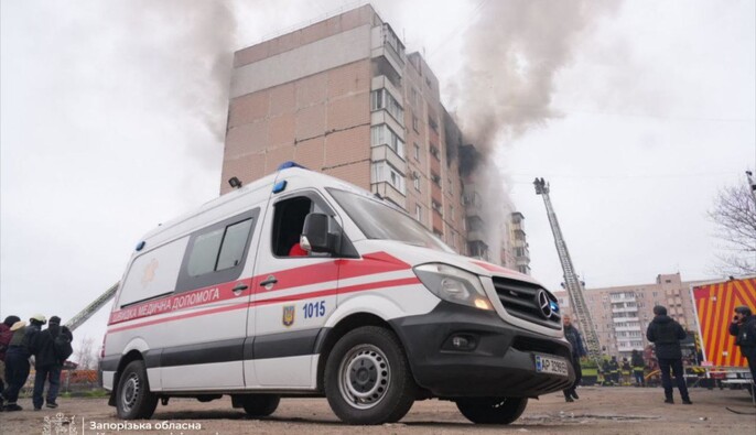 Число раненых в результате атаки на Запорожье возросло до 29, среди них есть дети