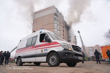 Число раненых в результате атаки на Запорожье возросло до 29, среди них есть дети