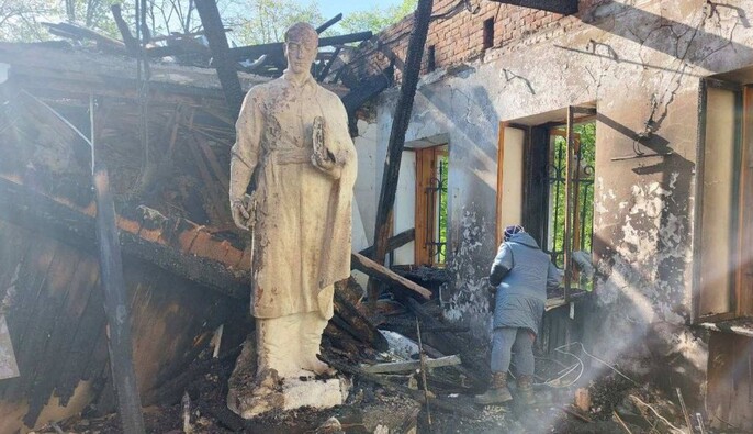 На Харківщині завершують роботи над захисним укриттям музею Сковороди, який зруйнувала РФ у 2022 році, — Мінкульт