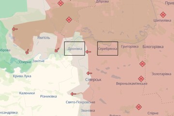 Силы обороны возразили, что россияне захватили Серебрянку и Дроновку в Донецкой области.