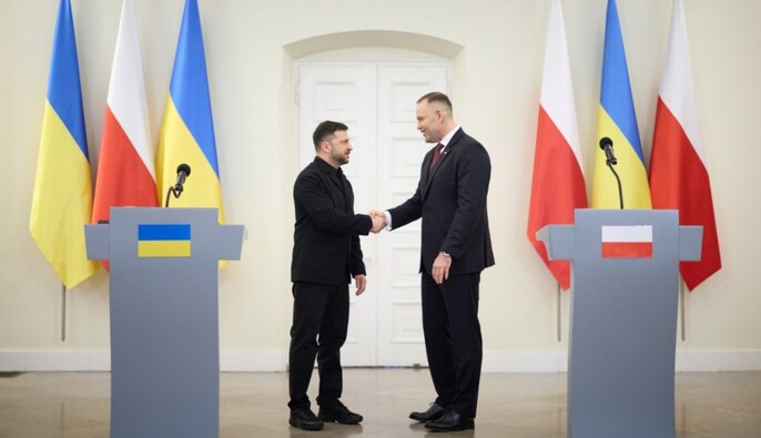 Зеленський про зустріч із президентом Польщі Навроцьким: Це перший крок до довіри