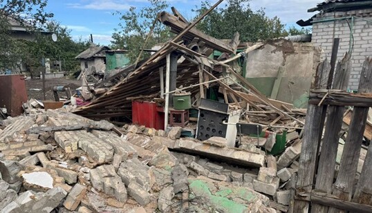 В Донецкой и Херсонской области погиб один мирный житель, еще 11 ранены