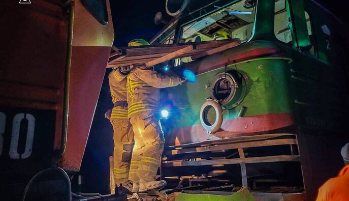 ГСЧС: 4 сотрудника «Укрзализныци» пострадали в Житомирской области в результате атаки БПЛА 