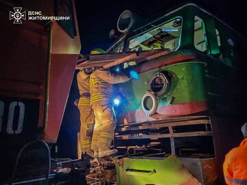 ГСЧС: 4 сотрудника «Укрзализныци» пострадали в Житомирской области в результате атаки БПЛА 