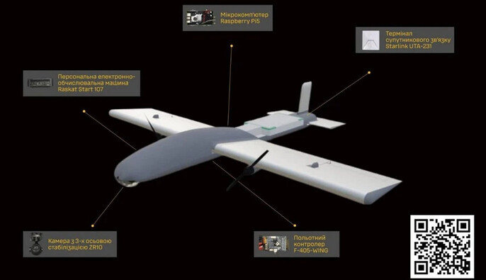 ГУР: Российские войска используют FPV-дрон 