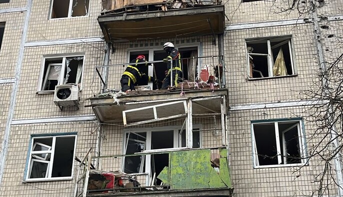 У Святошинському районі після удару 