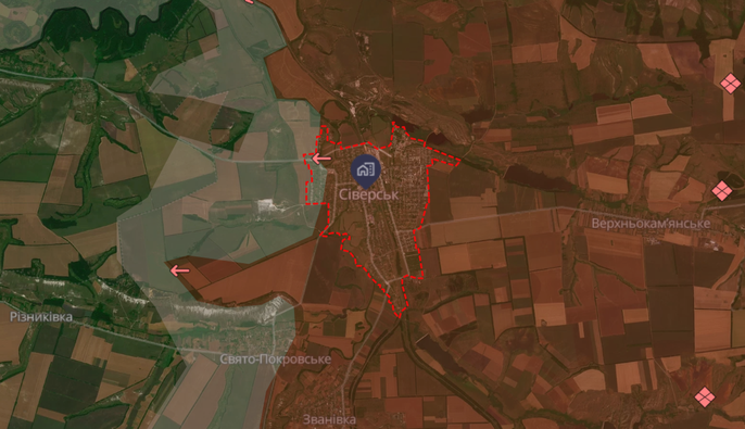 Генштаб ЗСУ: Сили оборони відійшли з Сіверська на Донеччині