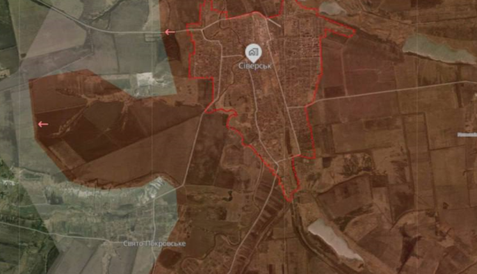 DeepState: Северск перешел под контроль российских окупантов