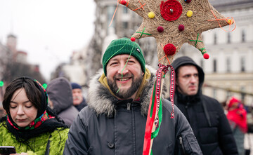 Актор фільму "Ти – Космос" долучився до Різдвяної ходи в Києві