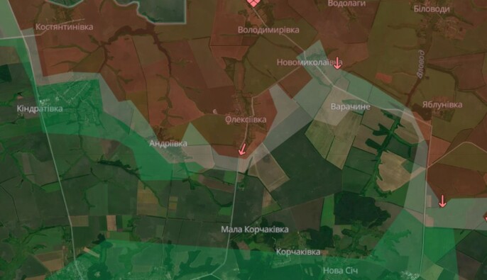 Российские военные продвинулись в Андреевке Сумской области — DeepState