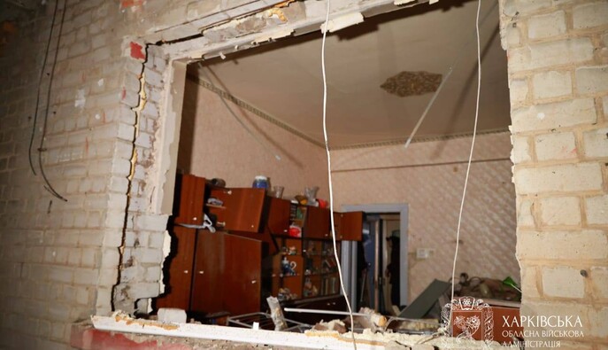 Обстріли Харківщини: за добу поранені четверо мирних жителів, пошкоджено будинки та інфраструктуру