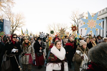 При поддержке проекта "Знай свою Украину" в этом году Рождественское шествие прошло в прифронтовом Запорожье, - Игнат Коробко