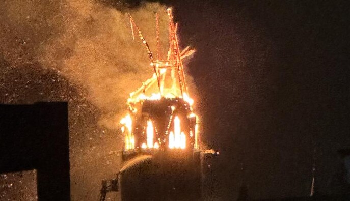 В Амстердамі сталася пожежа в історичній церкві Вонделкерк