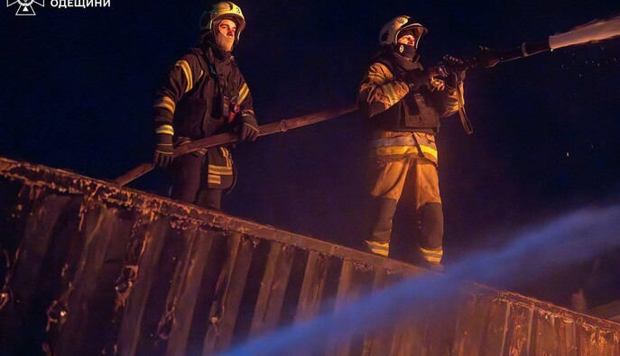 РФ ночью атаковала дронами порты Одесщины, есть повреждения